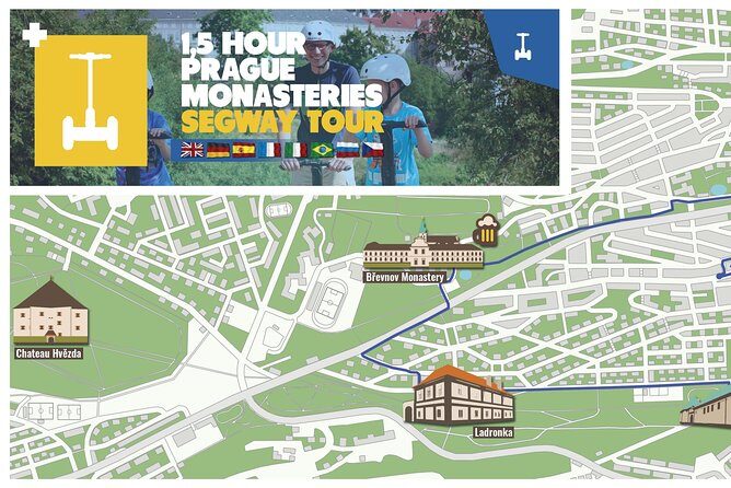 1.5h Small Group Segway Tour & Free Taxi Transfer ️with PragueWay - Stop 3: Park Ladronka, skating culture, and the Charles IV vineyard story