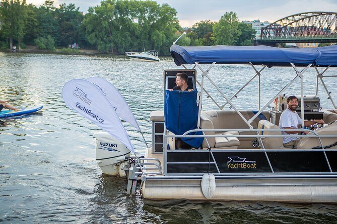 3 Hours Prague Private Boat Cruise Beer or Prosecco Unlimited - Your music, your vibe: Bluetooth speakers onboard