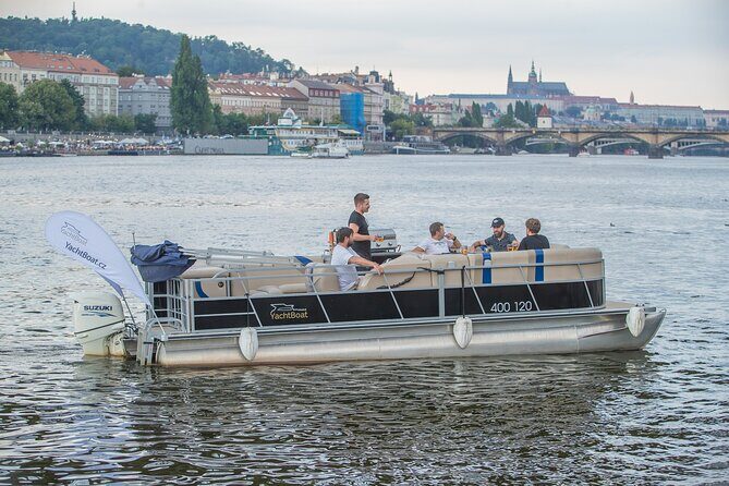 3 Hours Prague Private Boat Cruise Beer or Prosecco Unlimited - Drinks and snacks, plus that on-deck grill idea