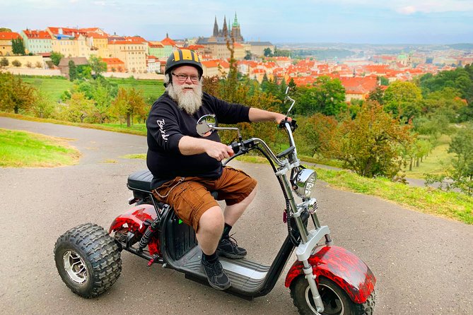 Amazing !!! Electric Trike Tour of Prague, live guide included - Key highlights at a glance