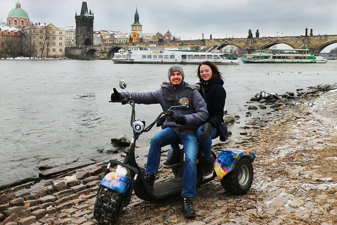 Amazing !!! Electric Trike Tour of Prague, live guide included - Lennon Wall and other private-only extras
