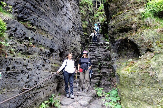 Bohemian & Saxon Switzerland Nature Escape from Prague - Lunch in a tiny village, then Tisa Rocks (Narnia) labyrinth
