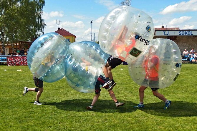 Crazy Bubbles - Bubble Football & Other Activities - Price in context: $533.74 per group, plus the sports-ground fee