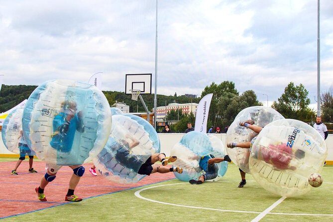 Crazy Bubbles - Bubble Football & Other Activities - How the bubble games work (up to 10 types in one go)