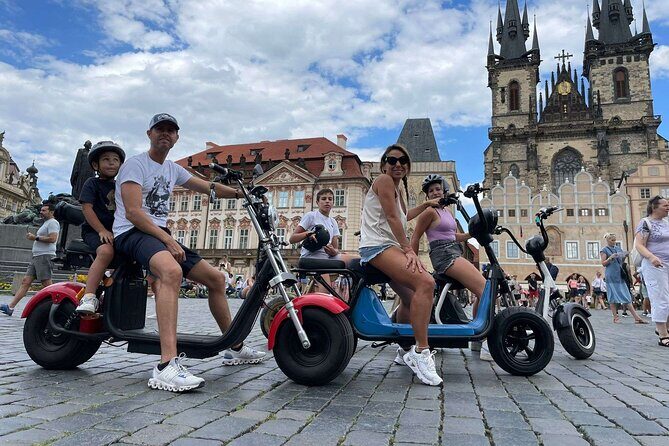 Create your own route on eScooter and enjoy Prague on wheels! - New Town and the Velvet Revolution square: fountains and an easy glide