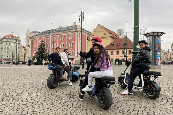 Create your own route on eScooter and enjoy Prague on wheels! - Old Town Square first: Stare Město, Old Town Hall, and Jan Hus stops