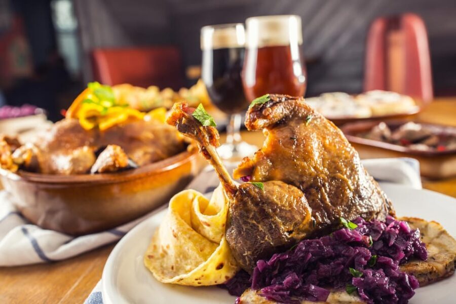 Day trip to Pilsner Urquell brewery and Bohemian glassworks - Czech lunch at the Pilsner Urquell restaurant: what you actually get