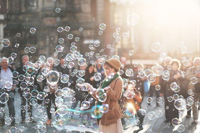 Discover Prague’s most Photogenic Spots with a Local - David Černý stops: look up, then decide your angle