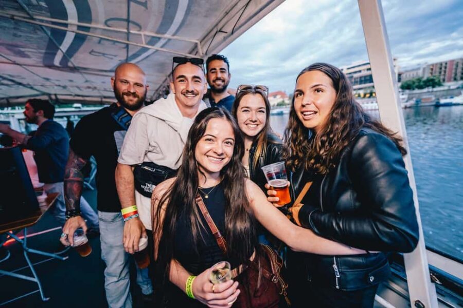 Drunken Monkey Prague Boat Party Open Bar to Duplex Club - What the river views look like at sunset (and why it matters)