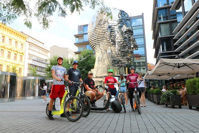 E-Bike, E-Scooter Viewpoint Fun Tour - A fast way to see Prague’s big icons without a long slog