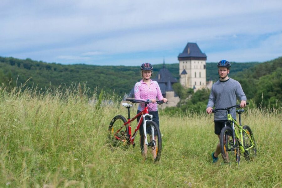 E-Bike Full-Day Trip From Prague:The Mighty Karlstejn Castle - Car-free start from Prague with Martin’s Adventures pickup