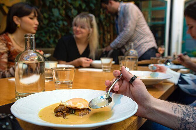Eating Prague Food & Beer Tour by Eating Europe - Bistro U Býka: Czech Open-Faced Sandwiches and the Kofola Option