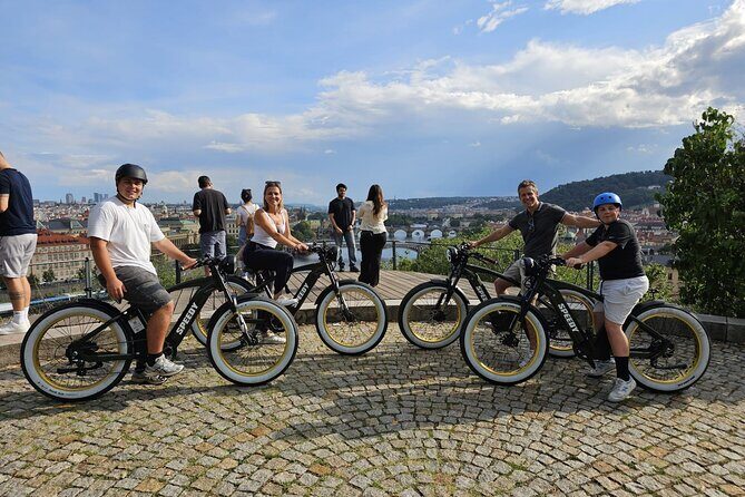 Ebike tour in Prague - Express Tour - Letná Viewpoint: The 5-Bridge Line and the Prime Minister’s Office