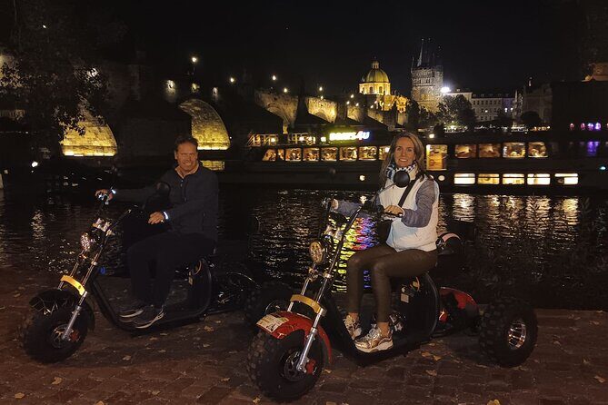 Electric Trike Night Tour in Prague - Live Guided - Strahovsky Klaster and monastery beer: where the tour turns local