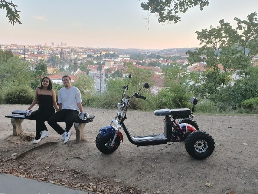 Electric Trike Sunset Prague Tour - Letná Park, the Prague Metronome, and the view that makes it worth it