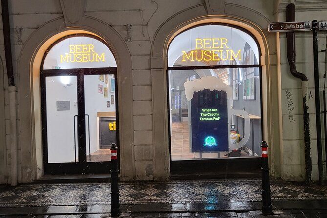 Enjoy 3 beers in Czech Beer Museum - The Setting: A Cozy Beer Cellar With Old Pub Details