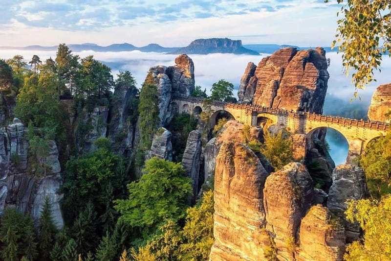 From Prague: Bohemian & Saxon Switzerland All Inclusive Tour - Lunch in Hřensko: Czech comfort food in the middle of the park
