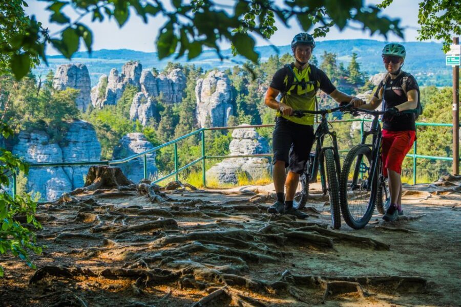 From Prague: E-Mountain Biking Trip to the Bohemian Paradise - Getting the most from the 29-inch e-MTB (and the safety briefing)