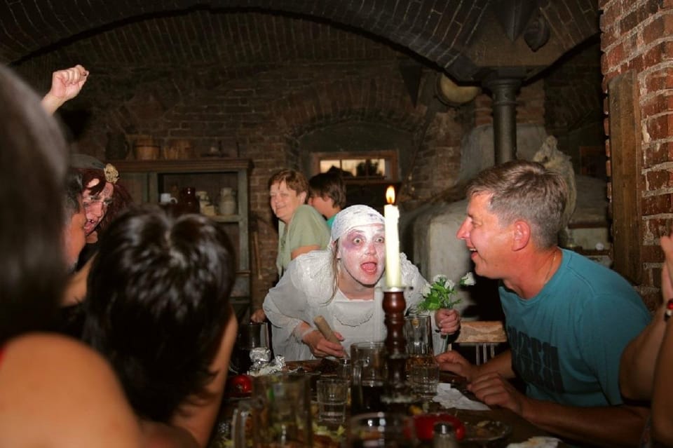 From Prague: Medieval Dinner, Show, Castle and Brewery - From Prague to Český ráj: a 5-hour medieval hit