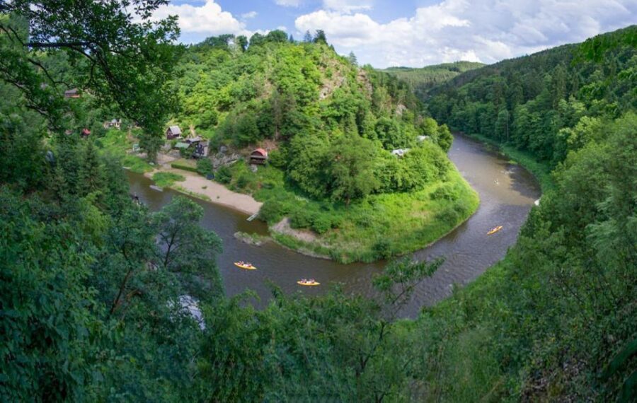 From Prague: Sazava River Canoe Day Trip for All Levels - Canoe Basics: Practice Time Before the Gorge