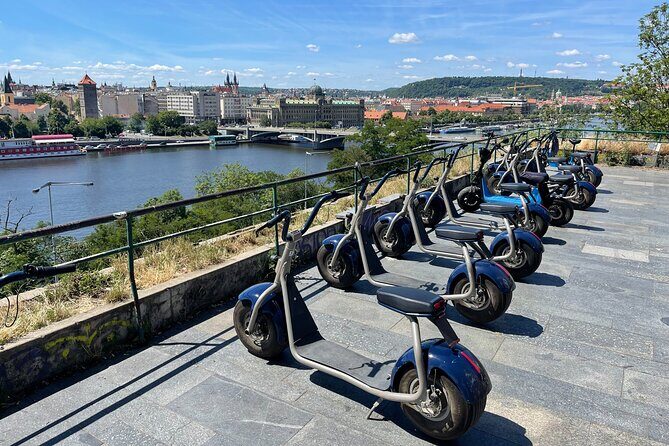 Guided sightseeing e-scooter tour of Prague: 2 hours - Uhelný trh to Staroměstské náměstí: The Old Town Starter Punch