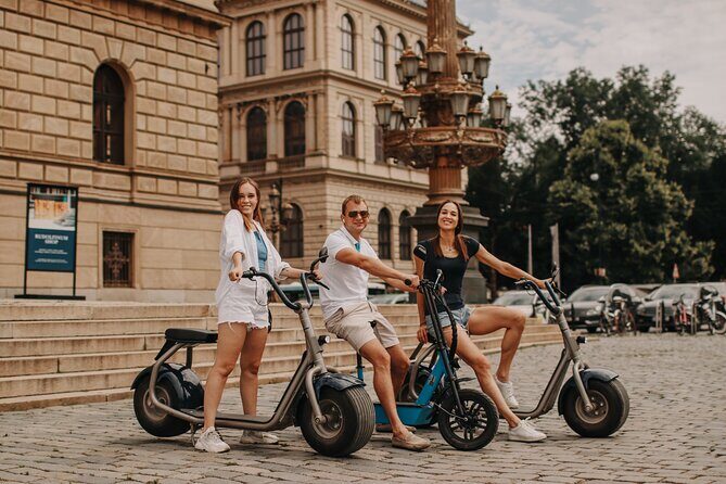 Guided sightseeing e-scooter tour of Prague: 2 hours - Old New Synagogue (Altneuschul) and a Culture Pause You’ll Remember