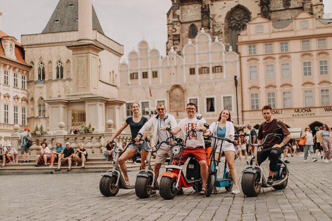 Guided sightseeing e-scooter tour of Prague: 2 hours - Letná Beer Garden: Views, Air, and a Prague Summer Mood