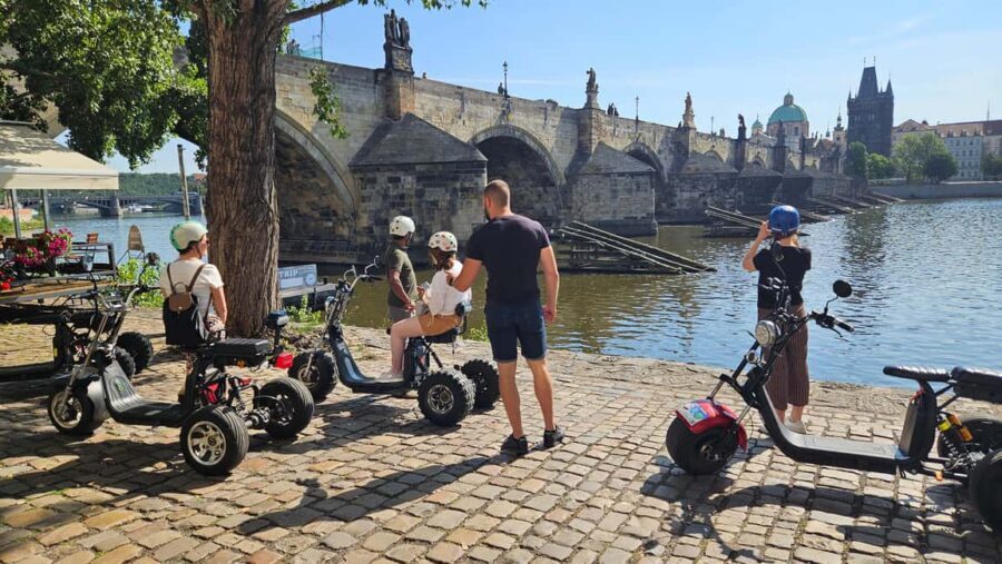 Heart of Prague tour on Tricycle electric scooter - Key highlights to look for