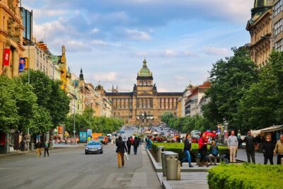 Highlights of Prague with a Funny and Local Guide - The Black Madonna House: cubist color in the middle of old streets