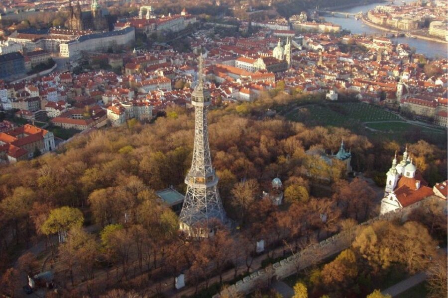 Mozart's Prague: Old Town, Lesser Town & Czech Museum Tour - Petřín Funicular and the Tower View: A Short Break That Actually Helps