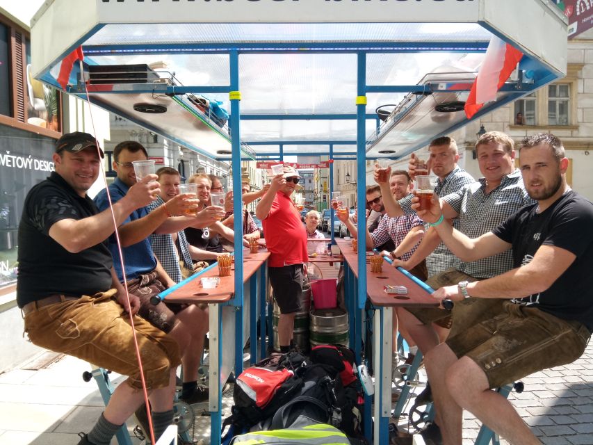 Pilsen: 1.5-Hour Beer Bike with Unlimited Beer - Getting Oriented at DEPO2015 in Plzeň