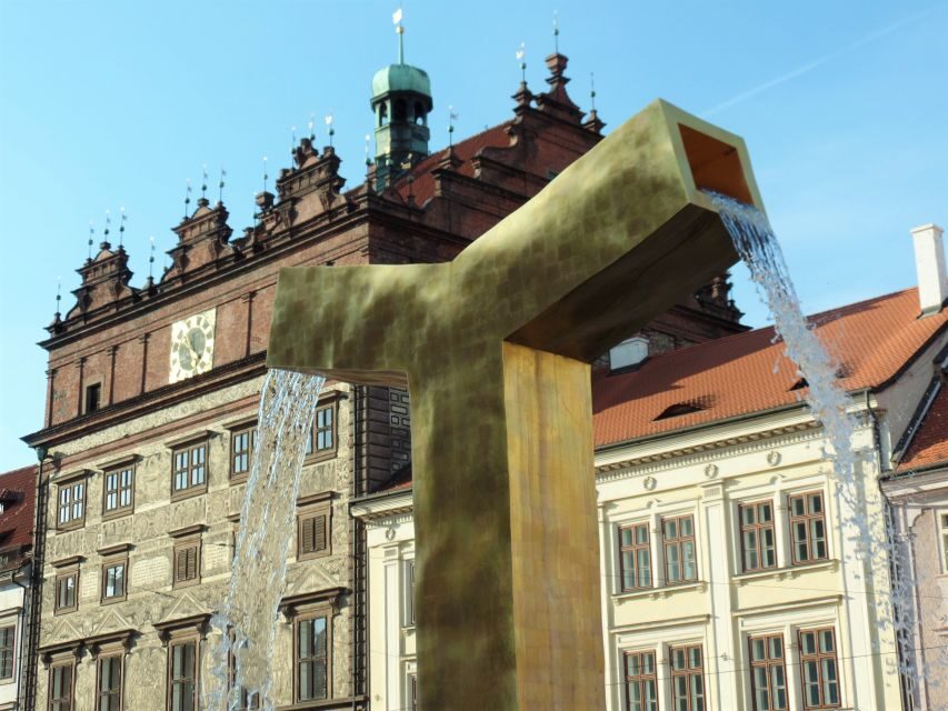 Pilsen: Old Town Gastronomy Tour - The St. Bartholomeus Cathedral stop: skyline views you can walk into
