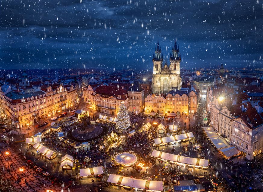 Prague: 2-3h Magical Christmas Markets Tour with Inclusions - Starting at Franz Kafka Square: your fast route into Old Town