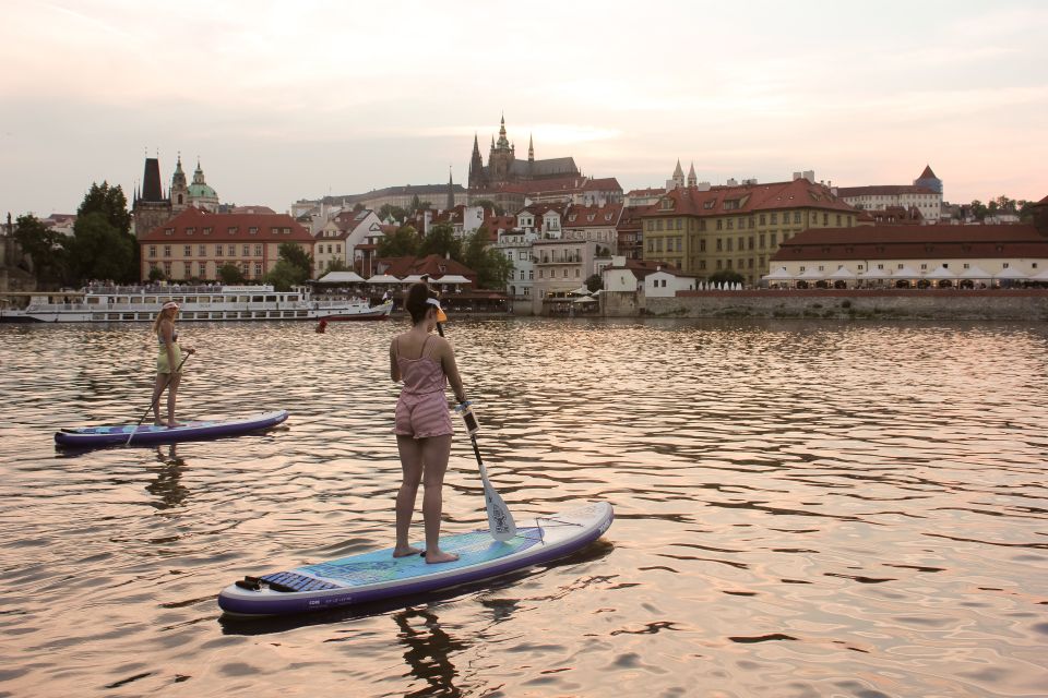 Prague: 2-Hour Paddle Boarding in the City Centre - Meeting Point Reality Check at Císařská louka (Smíchov)