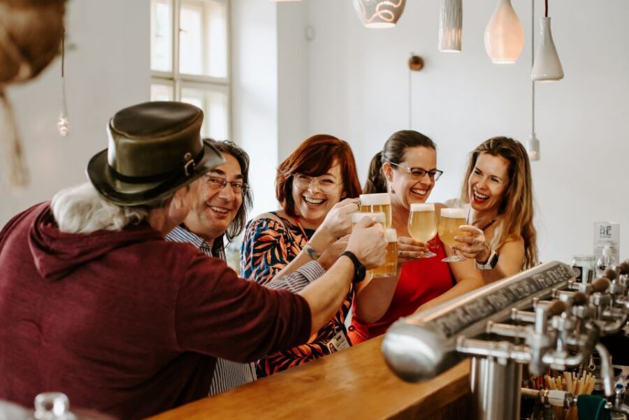 Prague: 3.5 h Private Czech Beers & Tapas Tour - Stop 1: New Town tasting hour with beer and Czech tapas