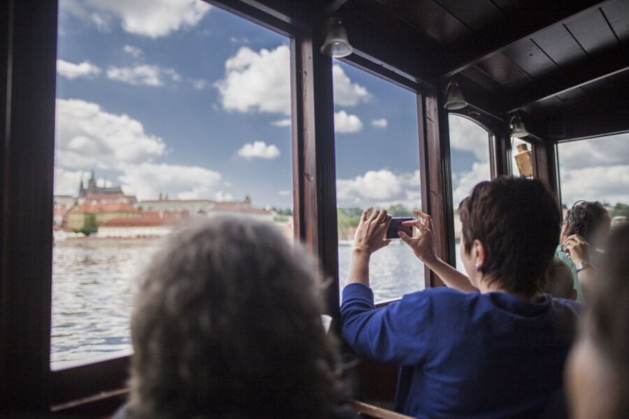 Prague: 3–Hour Castle Grounds Walking Tour and River Cruise - Tram up to Castle Hill: saving time without rushing the views