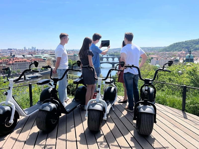 Prague: 3-Hour Fat Tire E-Scooter Tour - Meeting point and getting started at Hotel Grandior