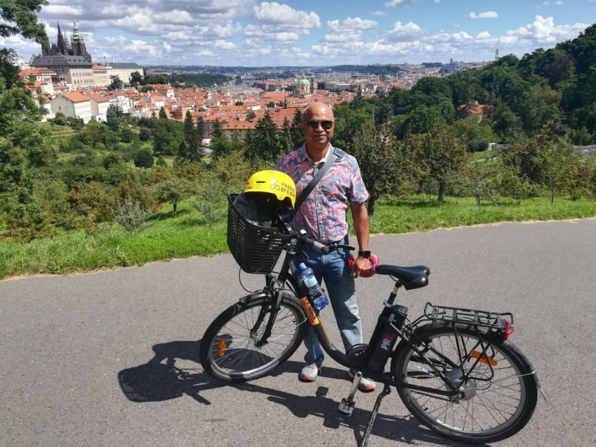 Prague 3-Hour Sightseeing Tour by Electric Bike - Petrin Hill Panoramas and the Return Toward Lesser Town