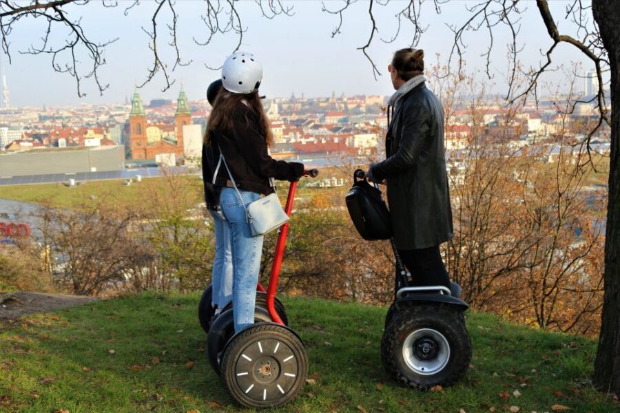 Prague: 4-Hour Segway and Scooter Tour with Lunch and Drinks - Lesser Town to Charles Bridge: Lennon’s Wall, the Kafka area, and a surprise beach
