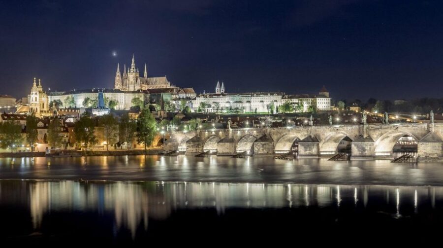 Prague: Alchemy & Mysteries Bridge and Castle Evening Tour - Clementinum visit: a fast look at Prague’s learning and power