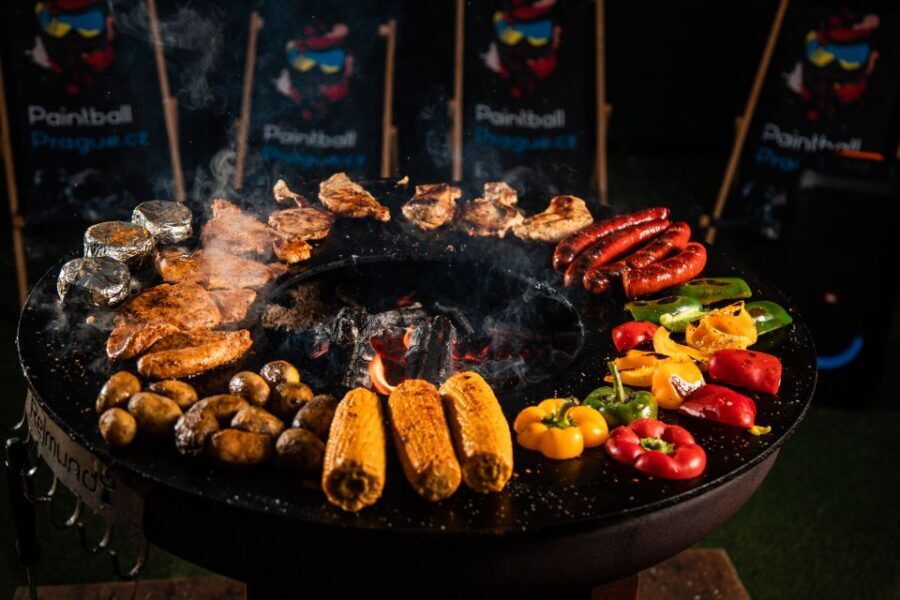Prague: Axe Throwing Experience with Barbecue and Beer - The axe field: safety, targets, and throwing axes, knives, ninja stars
