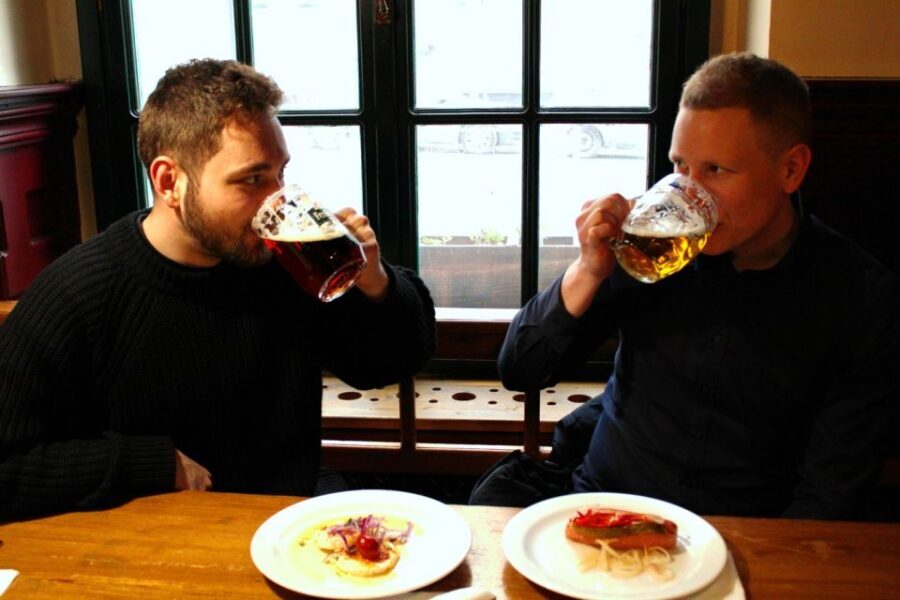 Prague: Beer Tasting and Brewery Tour - Stop Two at Pivovarská restaurace Sladovna: Beer, Snacks, and a Longer Sit-Down