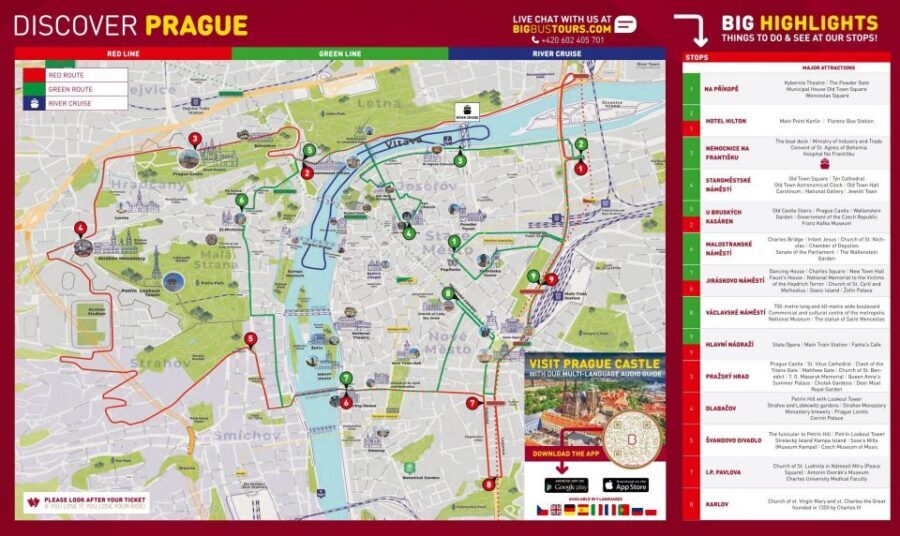Prague: Big Bus Hop-on Hop-off, Castle Tour and River Cruise - Getting to the top: Prague Castle exteriors at 14:15