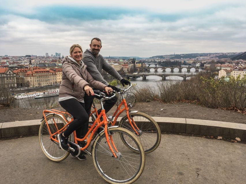 Prague: Bike or E-Bike City Tour with A Local Guide - Choosing e-bike vs regular bike for Letná hills and cobbles