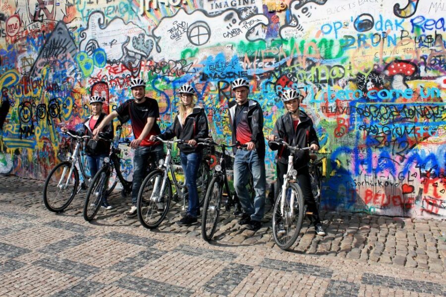 Prague: Bike or E-Bike City Tour with A Local Guide - Wenceslas Square and Municipal House: big-city Prague on wheels