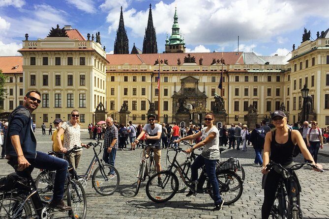 Prague Bike Tour - Stunning Viewpoints, Castle, City & Park - Royal Gardens / Petrin Park Viewpoint Break For One More Skyline Hit