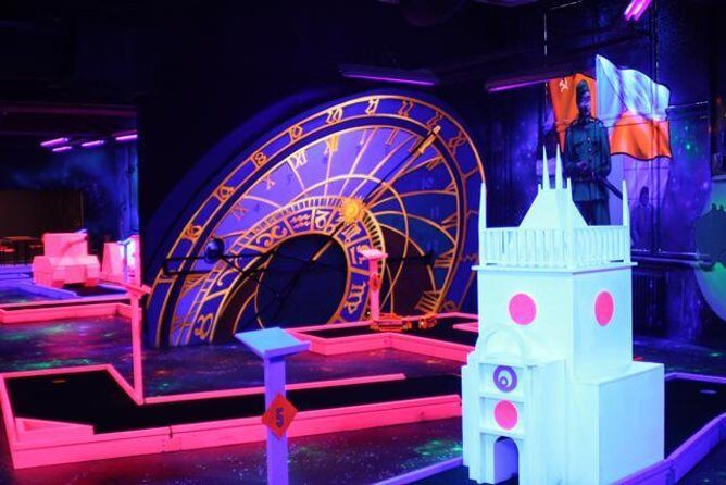 Prague Black Light Mini Golf Admission Ticket - Key Highlights You’ll Care About
