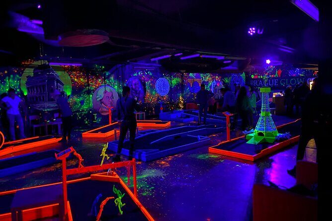 Prague Black Light Mini Golf Admission Ticket - What Your Admission Really Includes (Mini Golf Plus Extra Games)