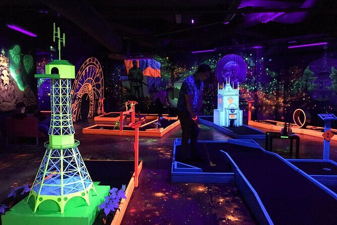 Prague Black Light Mini Golf Admission Ticket - Rules That Affect Your Group Planning