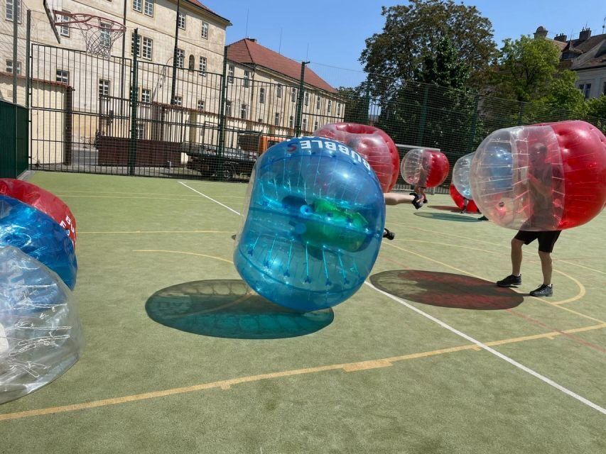 Prague: Bubbles football in city centre of Prague - Why the referee matters more than you’d expect